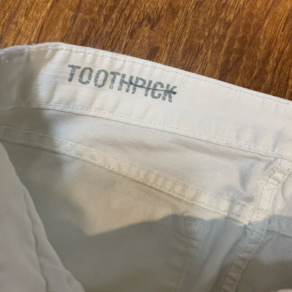 J. Crew toothpick ankle jeans white - Picture 7 of 8
